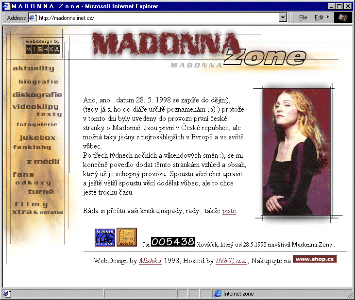 Český Internet v roce 1998