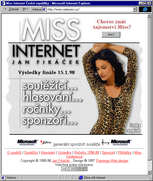 Český Internet v roce 1998