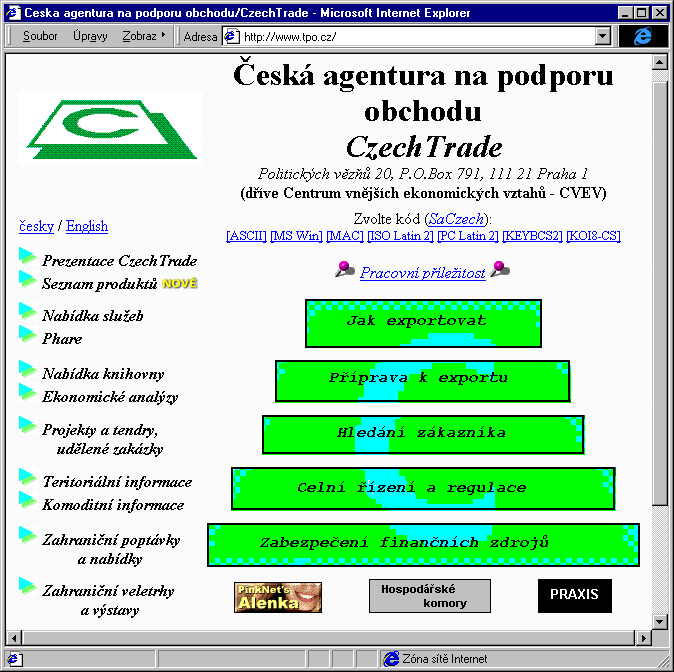 Český Internet v roce 1998