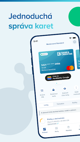 CREDITAS One, internetové a mobilní bankovnictví od Banky CREDITAS, spuštěné k 19. 11. 2025.