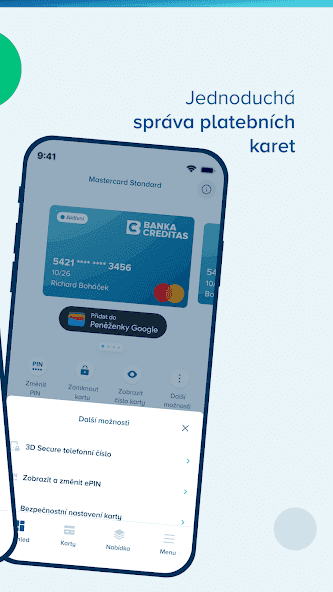 CREDITAS One, internetové a mobilní bankovnictví od Banky CREDITAS, spuštěné k 19. 11. 2025.