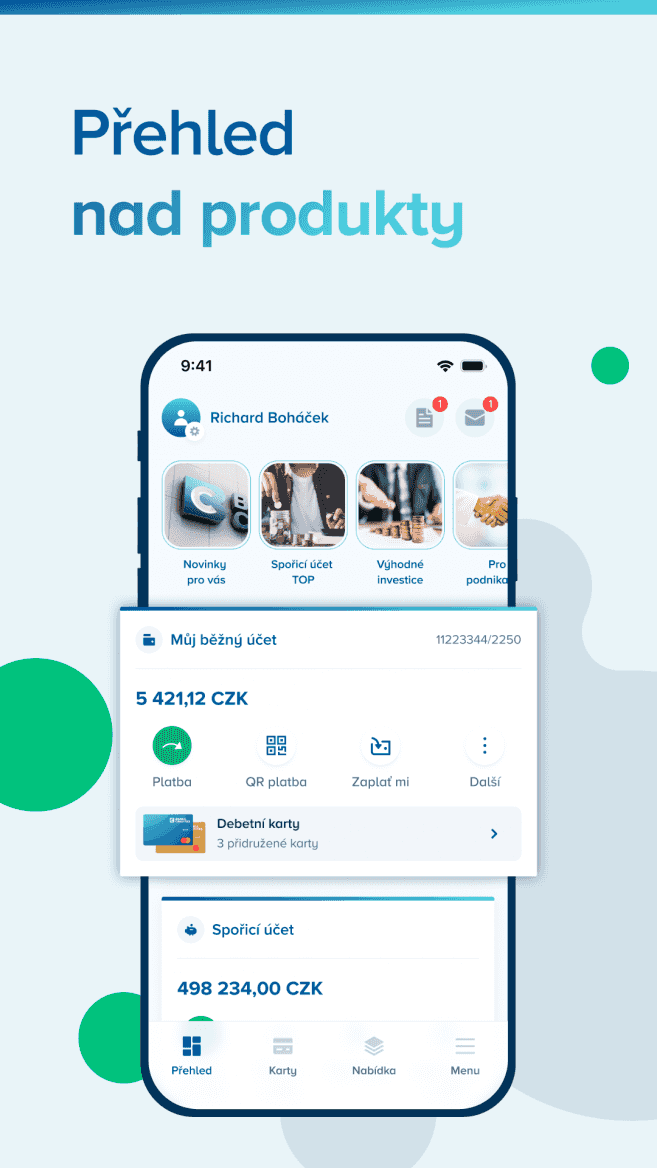CREDITAS One, internetové a mobilní bankovnictví od Banky CREDITAS, spuštěné k 19. 11. 2025.