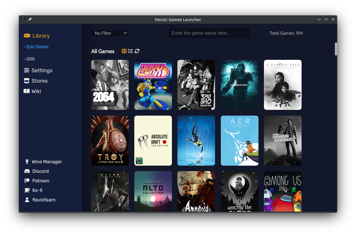 Heroic Games Launcher