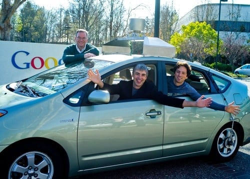 Sergej Brin, Larry Page a Eric Schmidt