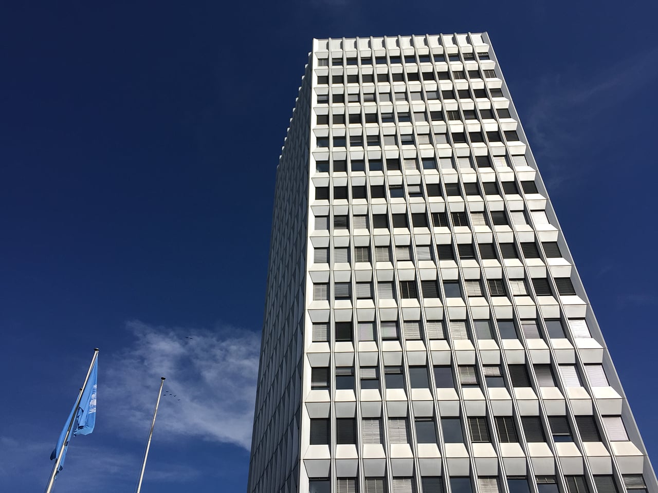 Sídlo Mezinárodní telekomunikační unie (ITU) v Ženevě