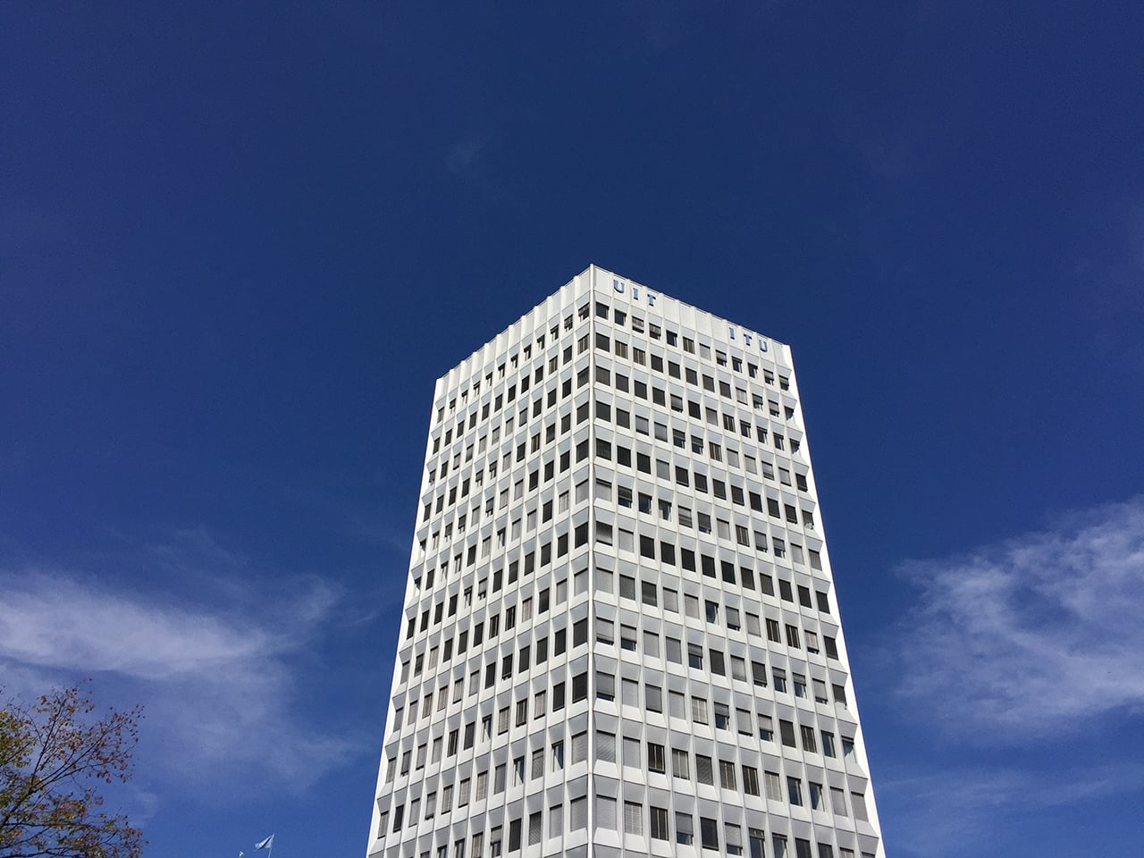 Sídlo Mezinárodní telekomunikační unie (ITU) v Ženevě