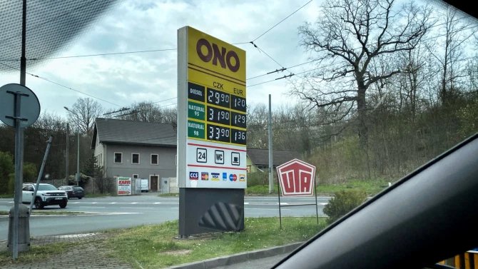 Ceny benzínu a nafty, Tank Ono