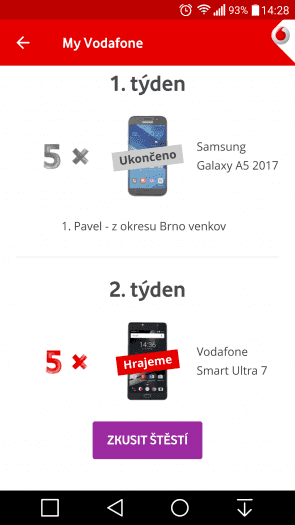 5 let aplikace Můj Vodafone