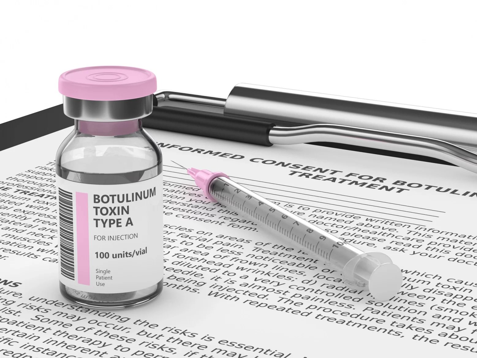 Botulinum toxin, česky botulotoxin.