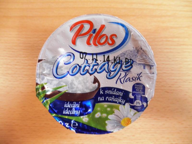 Cottage Klasik, obchodní značky Pilos - Výrobek obsahoval méně tuku, než bylo uvedeno na obale. Země výroby: Polsko. Místo kontroly: Lidl, Hradec Králové