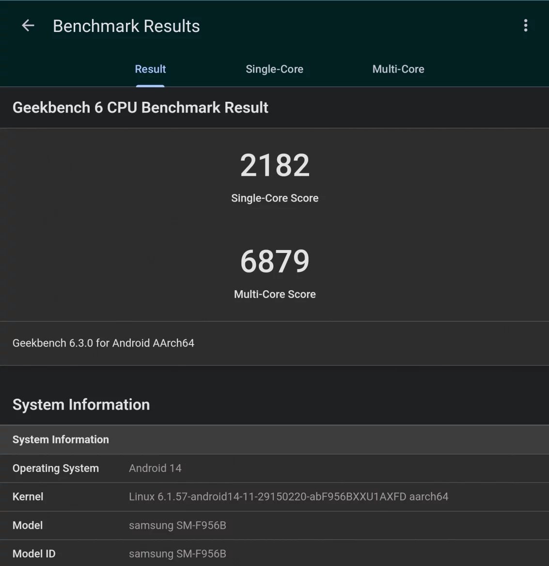 Geekbench 6