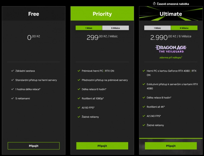 Dragon Age: The Veilguard se po omezenou dobu dá dostat jako bonus zadarmo k Ultimate členství ve službě Nvidia GeForce Now