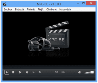 Vzhled aplikace MPC-BE je velmi podobný programu Media Player Classic, ze kterého vychází