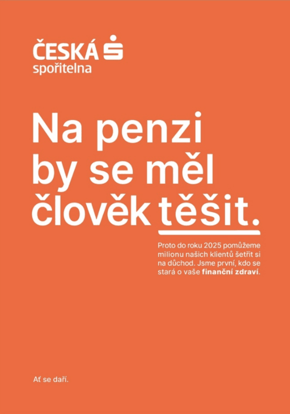 Kampaň České spořitelny, leden 2023