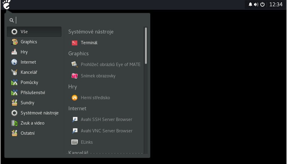 Manjaro a prostředí Budgie