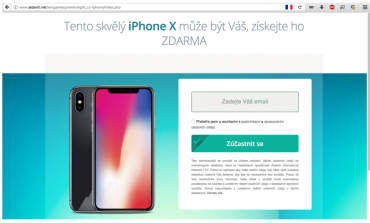 Výhra může být vaše. Jen když zadáte svá data.
