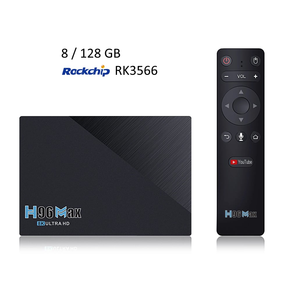 Přístroje H96 MAX s procesorem RK3566