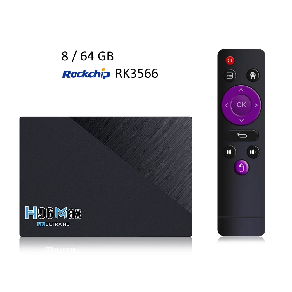 Přístroje H96 MAX s procesorem RK3566