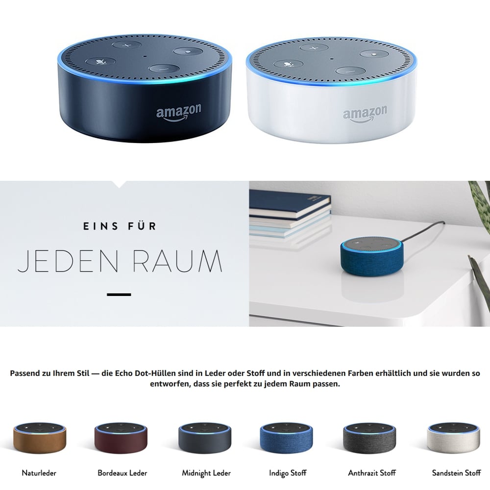 Přístroje s umělou inteligencí Amazon Alexa