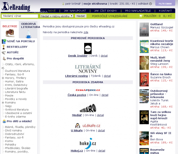eReading web