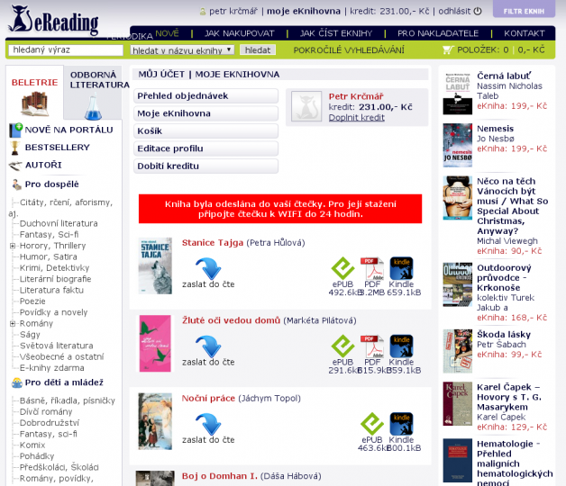 eReading web
