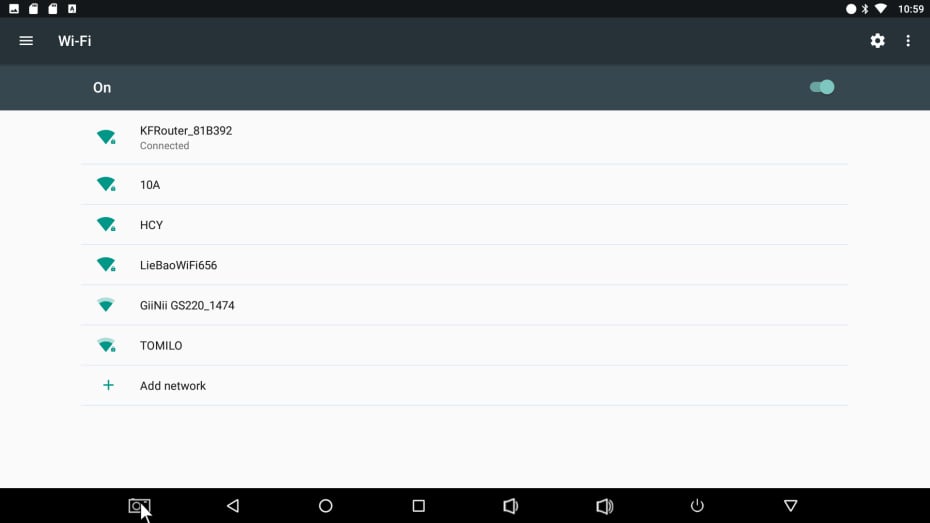 H96 Pro mini - uživatelské prostředí