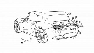 Náhledový obrázek - Patent aktivního spoileru Mazdy ukazuje, že to s modelem RX myslí vážně