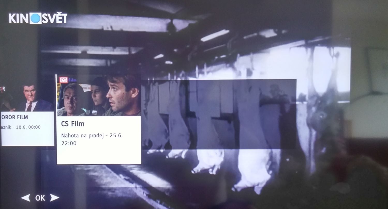 Kinosvět - HbbTV na Loewe One 40, červen 2016