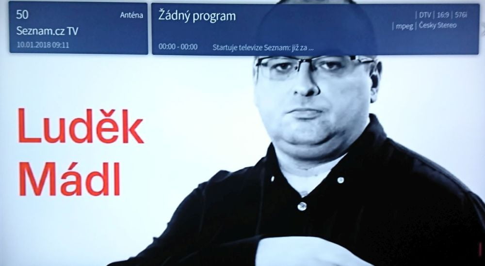 Seznam.cz TV - nová, 10. 1. 2018