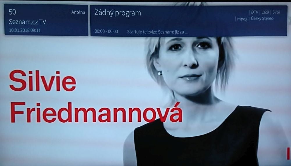 Seznam.cz TV - nová, 10. 1. 2018