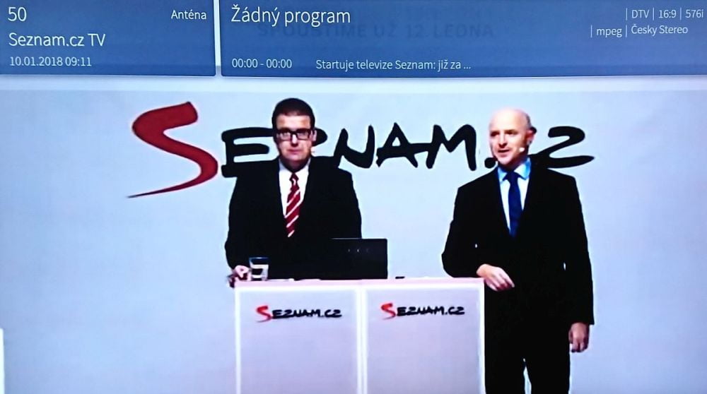 Seznam.cz TV - nová, 10. 1. 2018