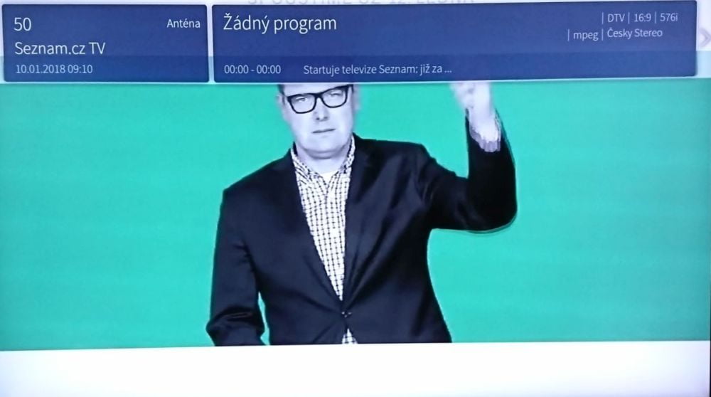 Seznam.cz TV - nová, 10. 1. 2018