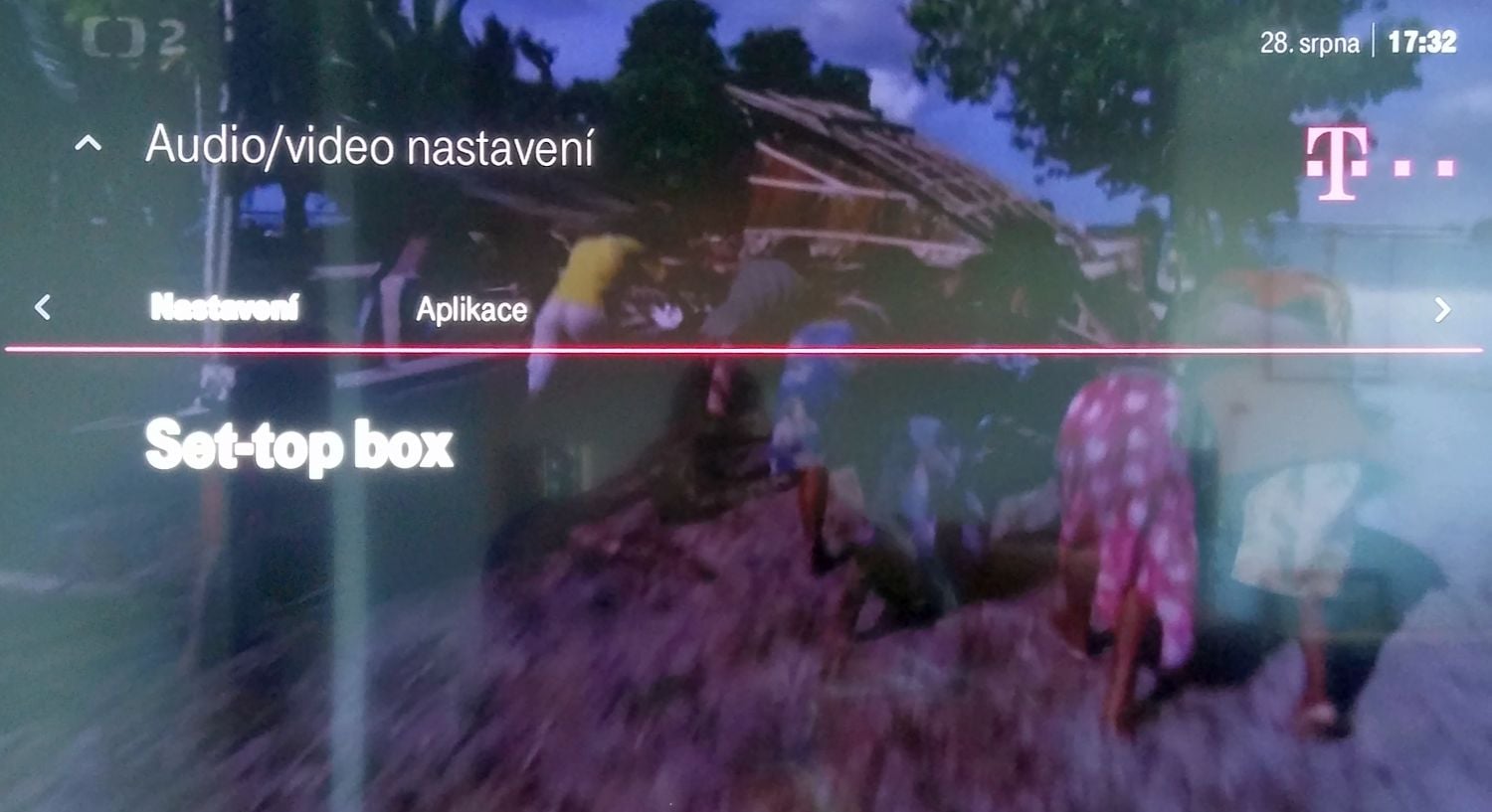 T-Mobile TV - Menu - audio a video