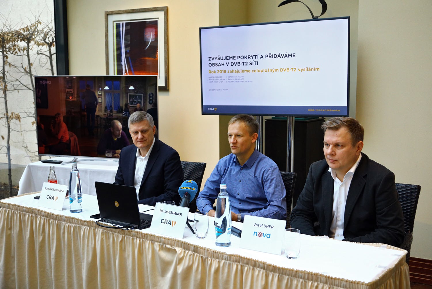 Tisková konference Českých Radiokomunikací - leden 2018