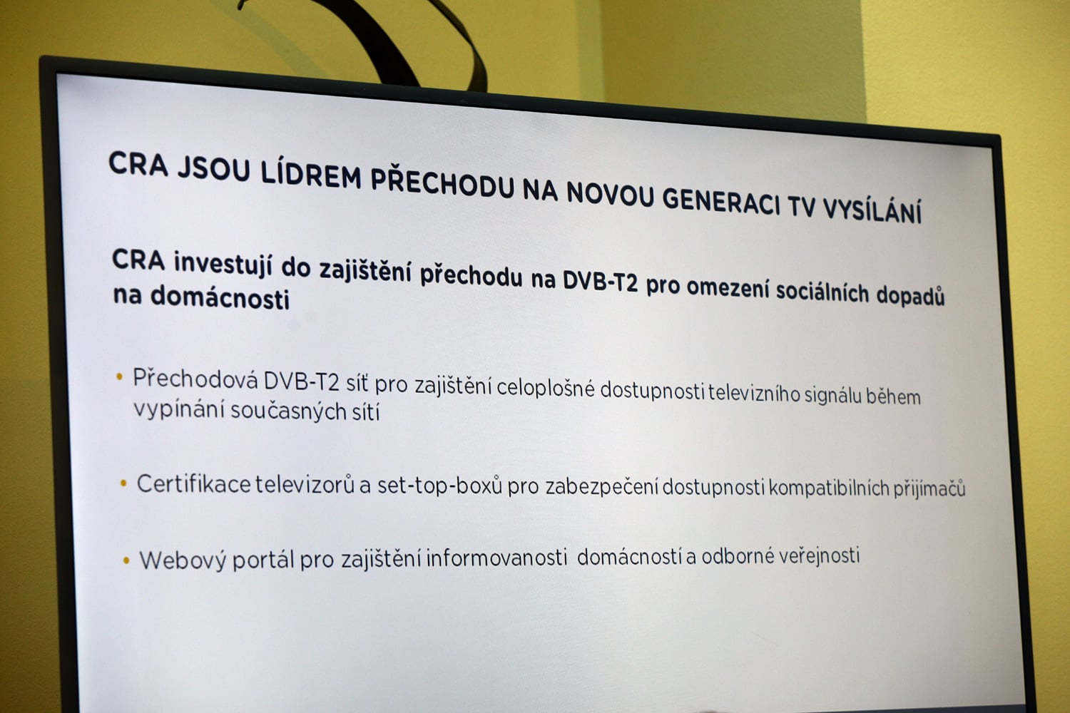 Tisková konference Českých Radiokomunikací - leden 2018