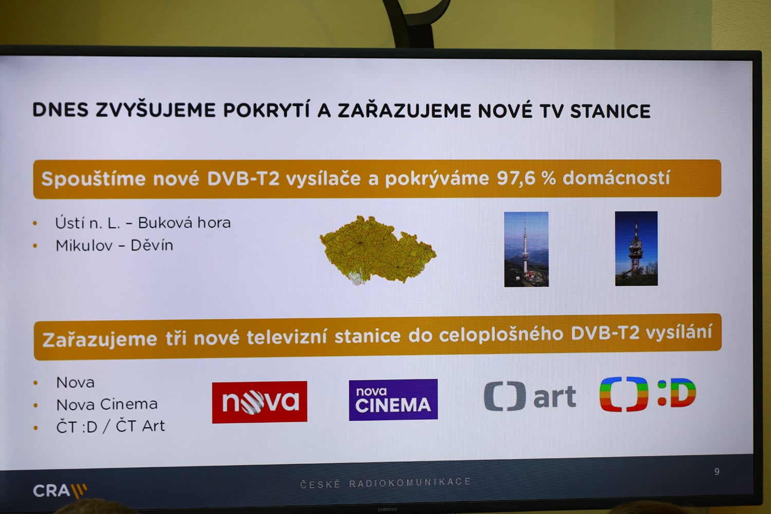 Tisková konference Českých Radiokomunikací - leden 2018