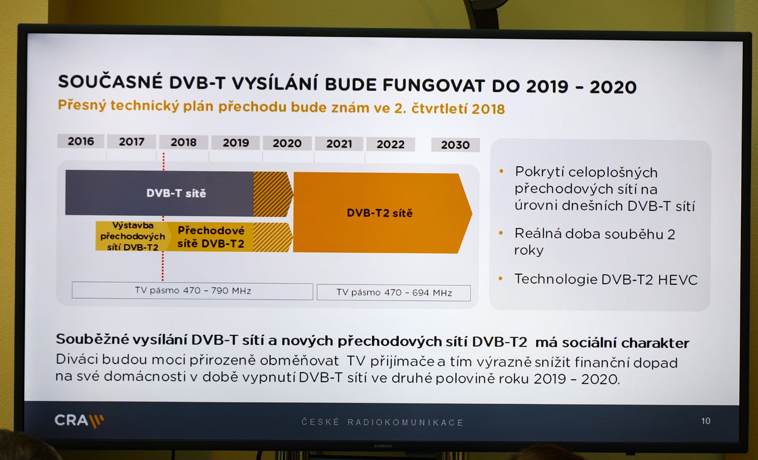 Tisková konference Českých Radiokomunikací - leden 2018