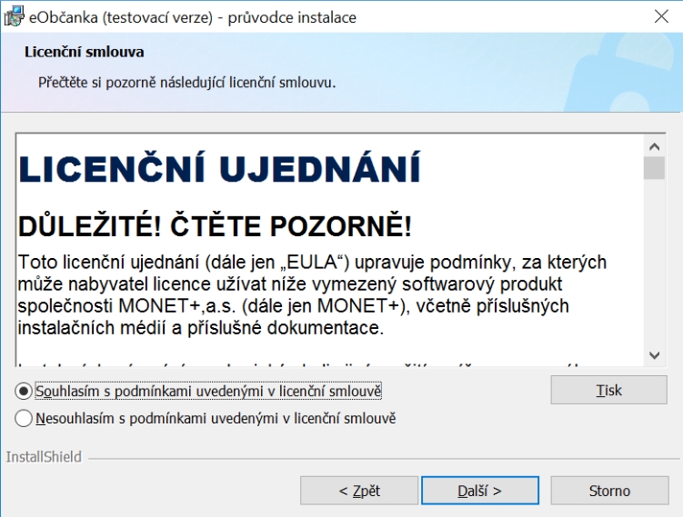 eObcanka - EULA