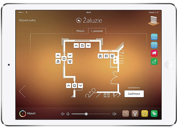 inHome nová uživatelské rozhraní