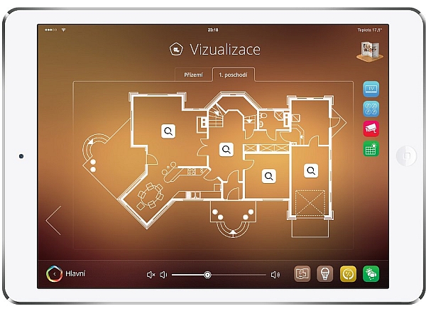 inHome nová uživatelské rozhraní