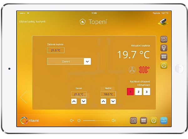 inHome nová uživatelské rozhraní