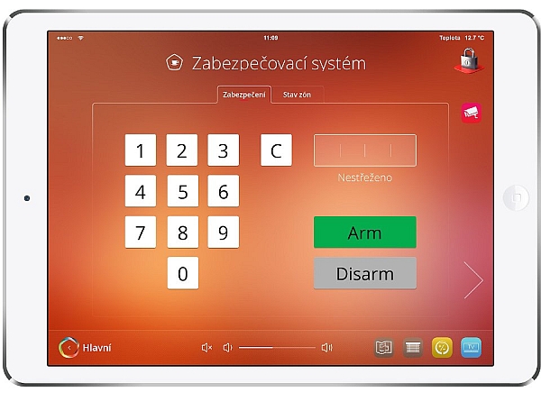 inHome nová uživatelské rozhraní
