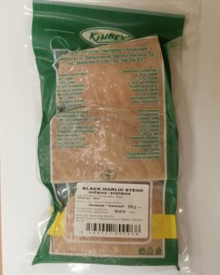 Black Marlin Steak svíčková. Kategorie: Nebezpečné potraviny. Nevyhovující parametr: rtuť. Ve výrobku byl překročen maximální povolený limit pro obsah rtuti. Výrobce: KIMBEX, s.r.o., Ostrava-Vítkovice. Místo kontroly: Tesco Stores ČR a.s., Brno