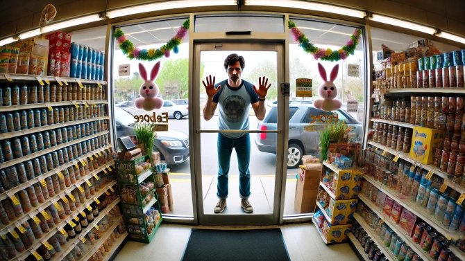 velikonoce, obchod, supermarket