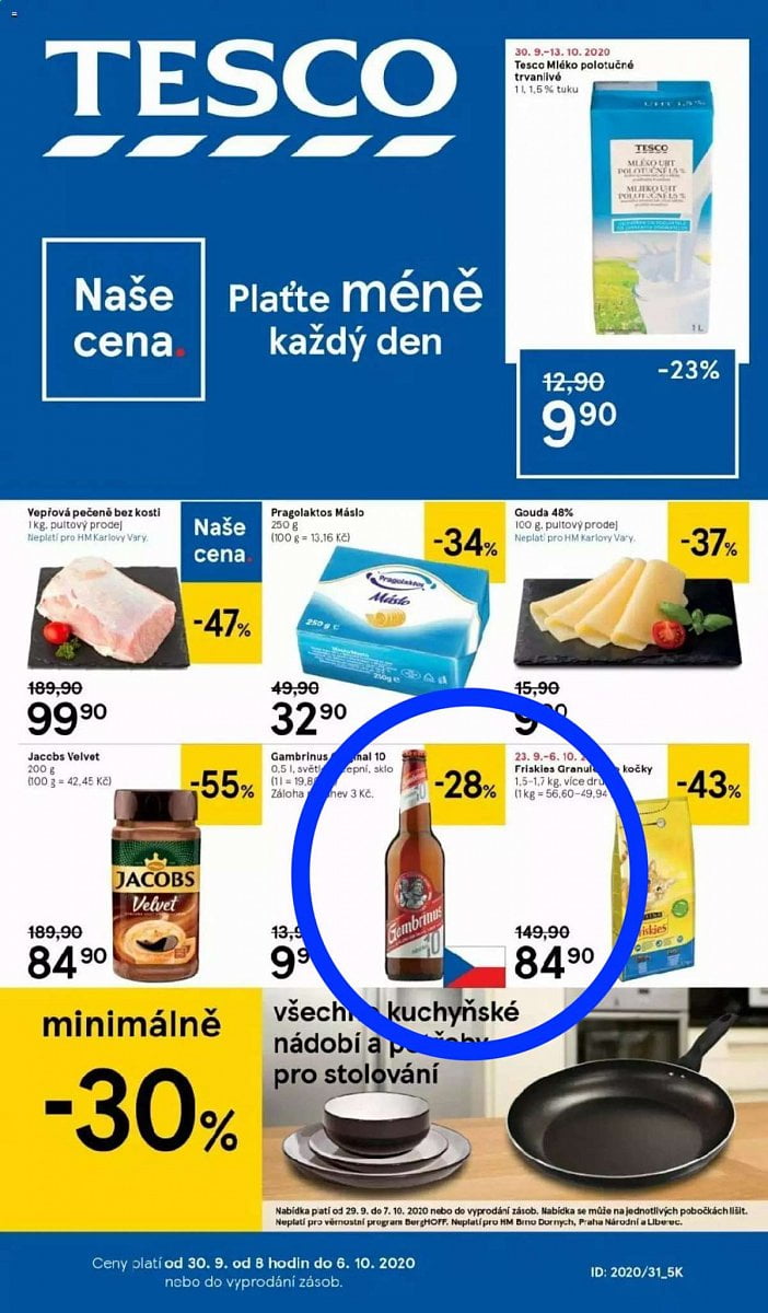 Tesco leták 2020