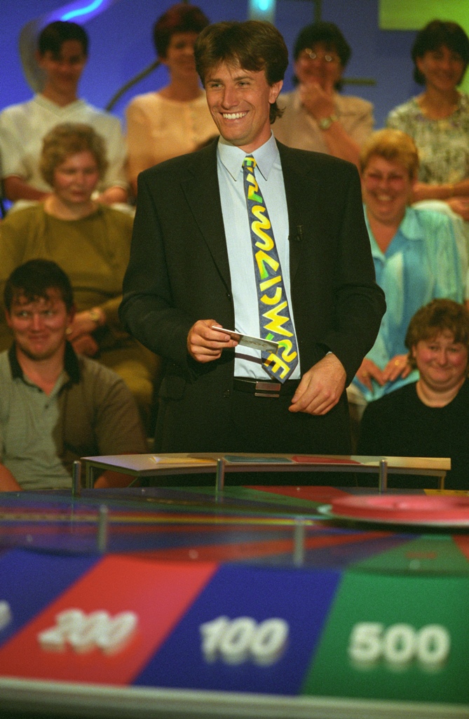 Pavel Poulíček v Kolotoči, soutěži, kterou Nova okopírovala od formátu Kolo štěstí (2002)