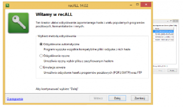 <p>Program RecAll dokáže obnovit nejen zapomenutá hesla, ale i licenční klíče</p>