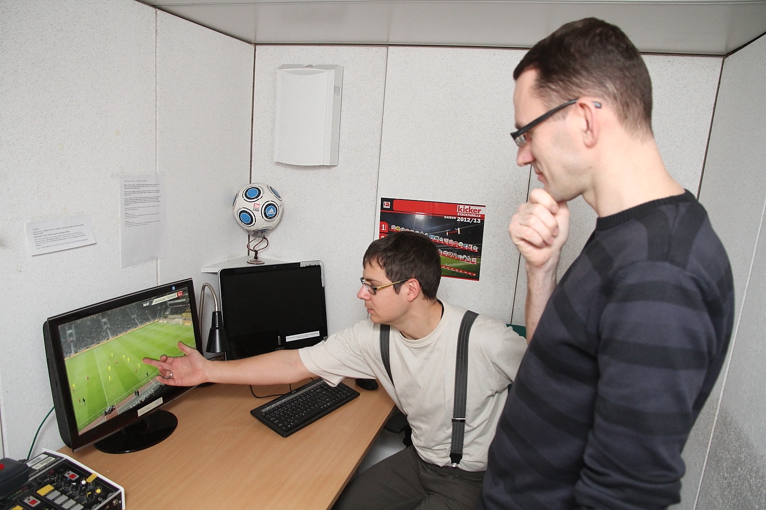 Česká redakce Eurosportu v pražské O2 Areně