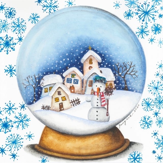 Pohlednice  těžítko od Daniely Roulové-Plockové