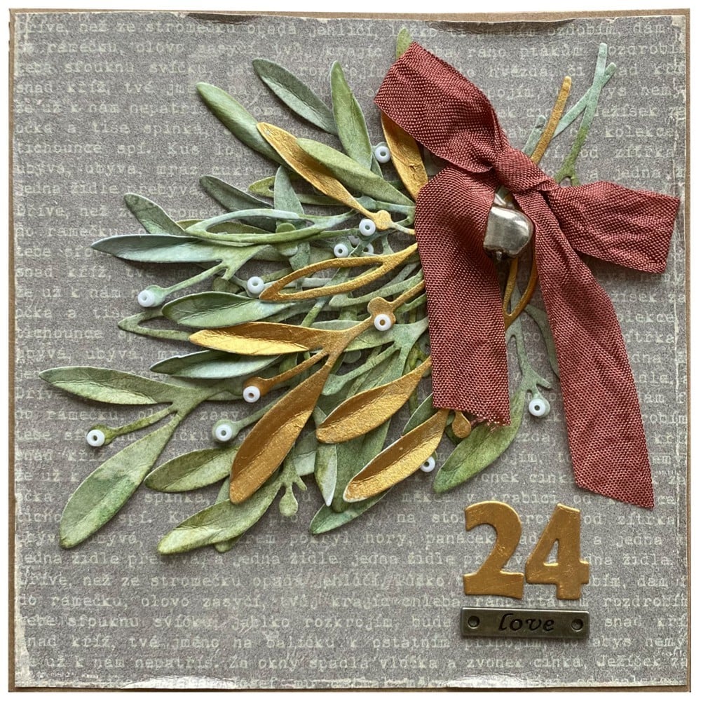 Vánoční přání jmelí